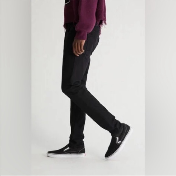 PACSUN Jeans Skinniest Comfort Stretch Distressed Black 30/30 - Picture 1 of 10